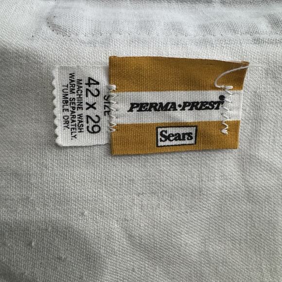 Roebucks Jeans Mens 42x 29 Blue Perma Prest Sears Denim Pants Stains 70s - Picture 12 of 16